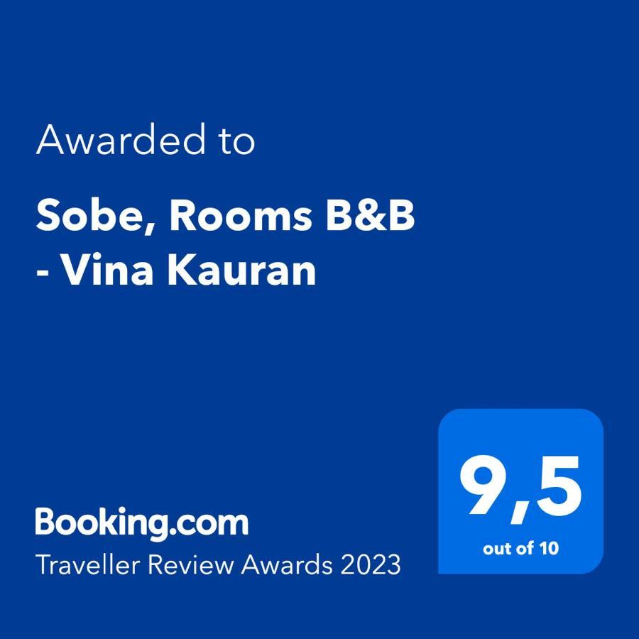 Sobe, Rooms B&B - Vina Kauran Zgornji Jakobski Dol Exterior photo